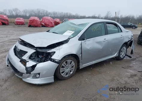 2009 Toyota Corolla S z USA, uszkodzony, nr VIN 2T1BU40E59C122632